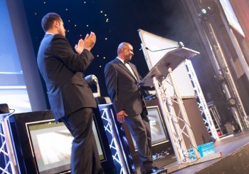 At the Midlands Asian Lawyers ball with Dr Denis Tanfa from Restorative Justice Initiative