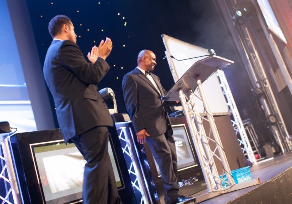 At the Midlands Asian Lawyers ball with Dr Denis Tanfa from Restorative Justice Initiative