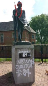 Statue of Mahatma Gandhi in Leicester